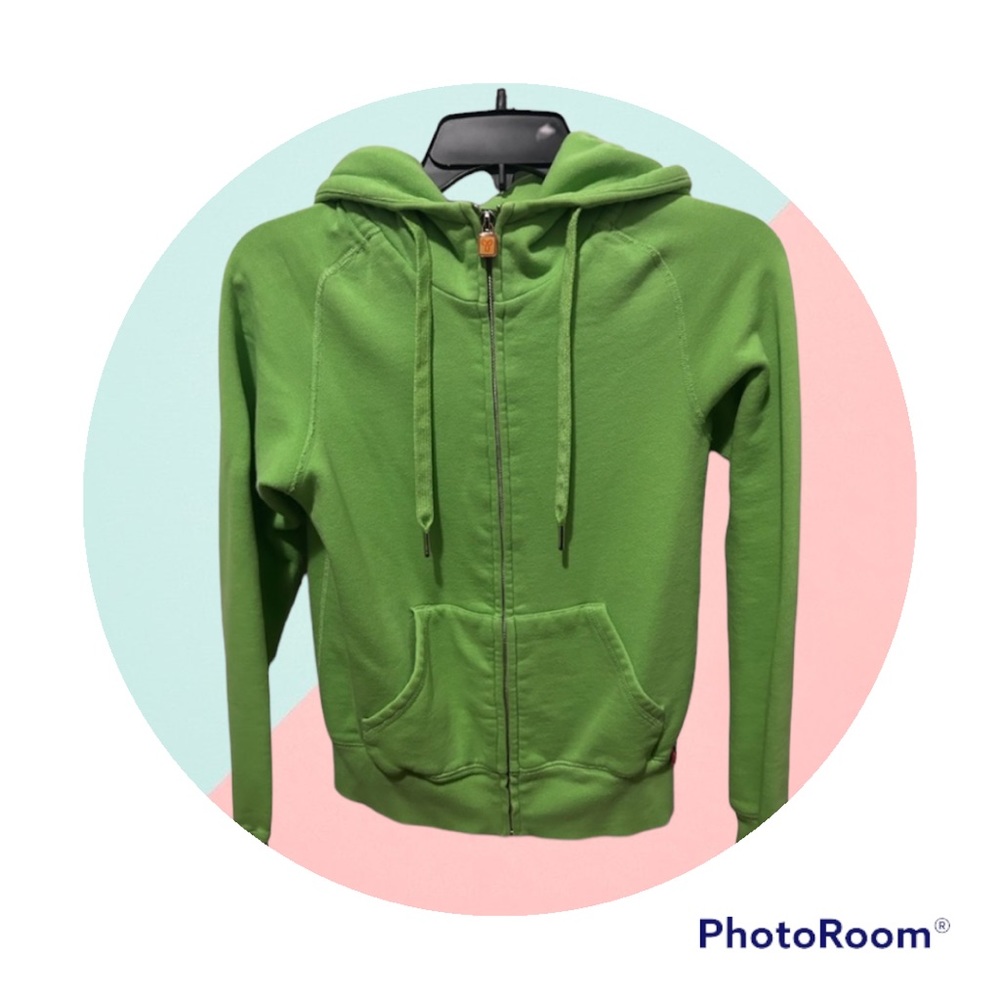 Aritzia TNA green hooded sweatshirt
